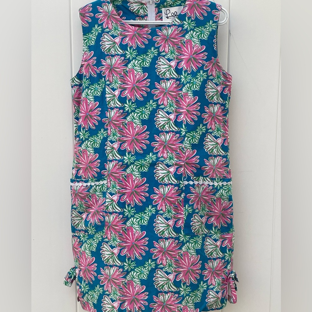 Lilly Pulitzer Shift White Label vintage 90’s dress size 10